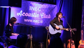 Paddy Casey performing at the INEC Acoustic Club