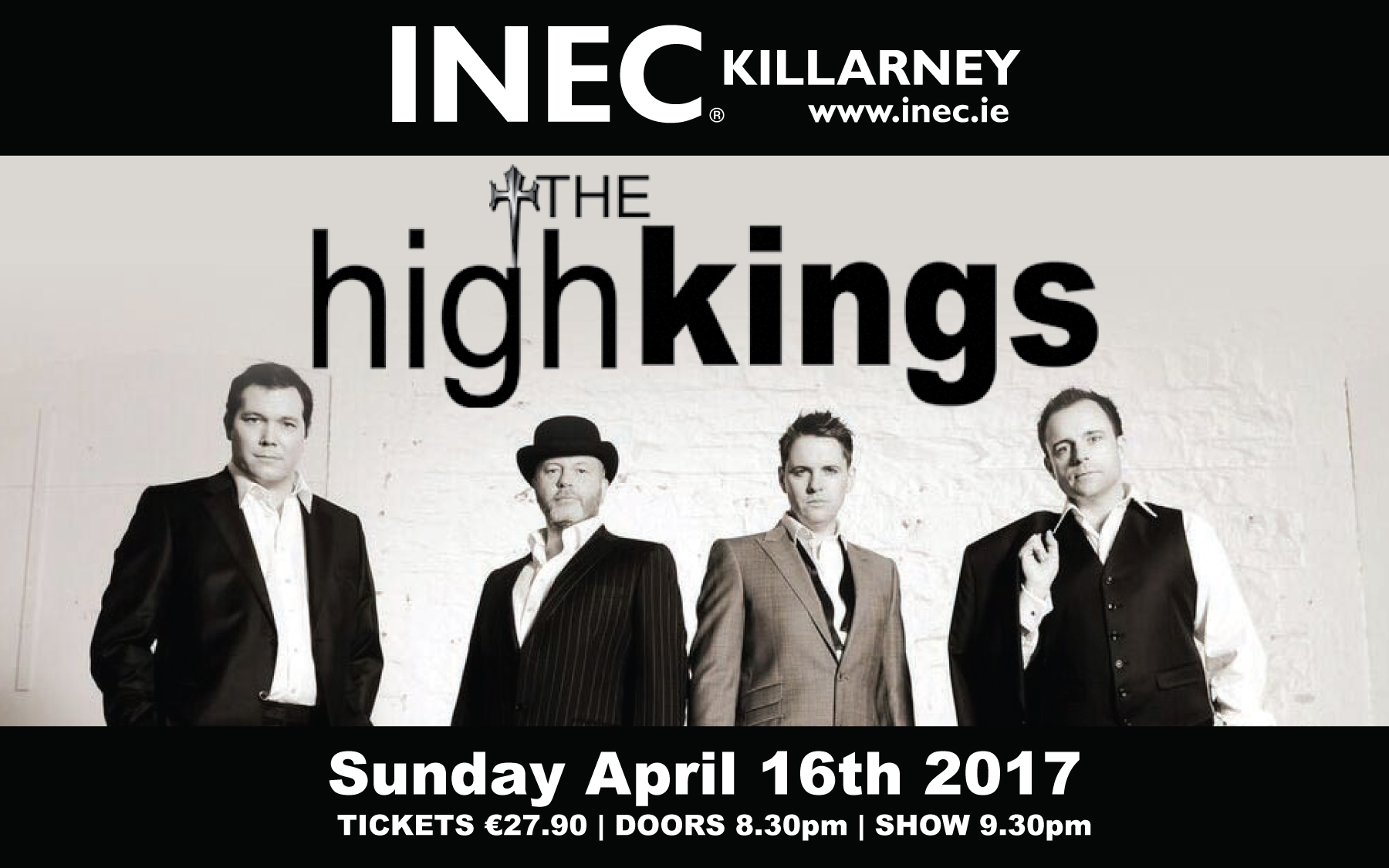The High Kings return Easter Sunday, April 16th