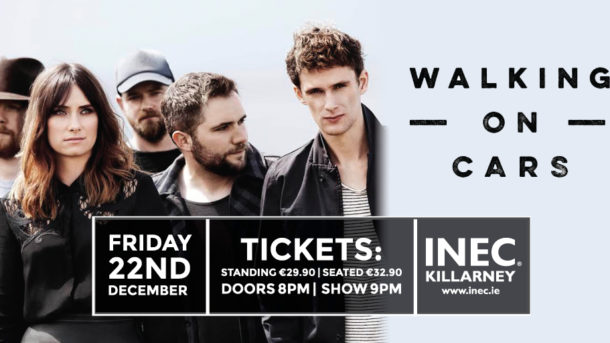 Dingle Bells this Christmas as Walking on Cars announce December 22nd date at the INEC Killarney