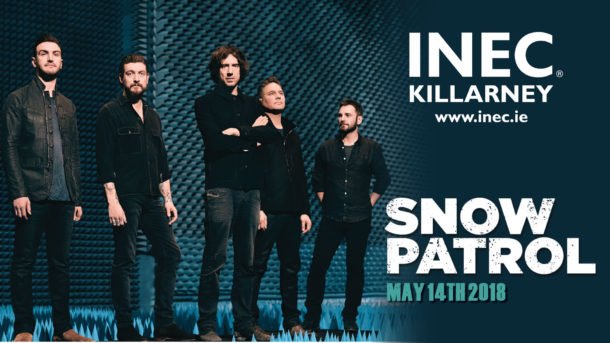 Snow Patrol have announced details of Irish tour dates including a show at The INEC Killarney on 14th May.