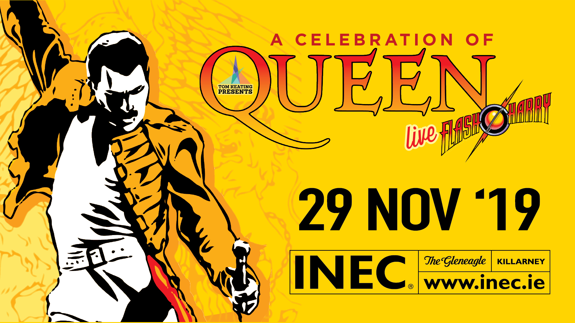 Flash Harry A Celebration of Queen LIVE comes to the INEC Killarney on November 29th 2019